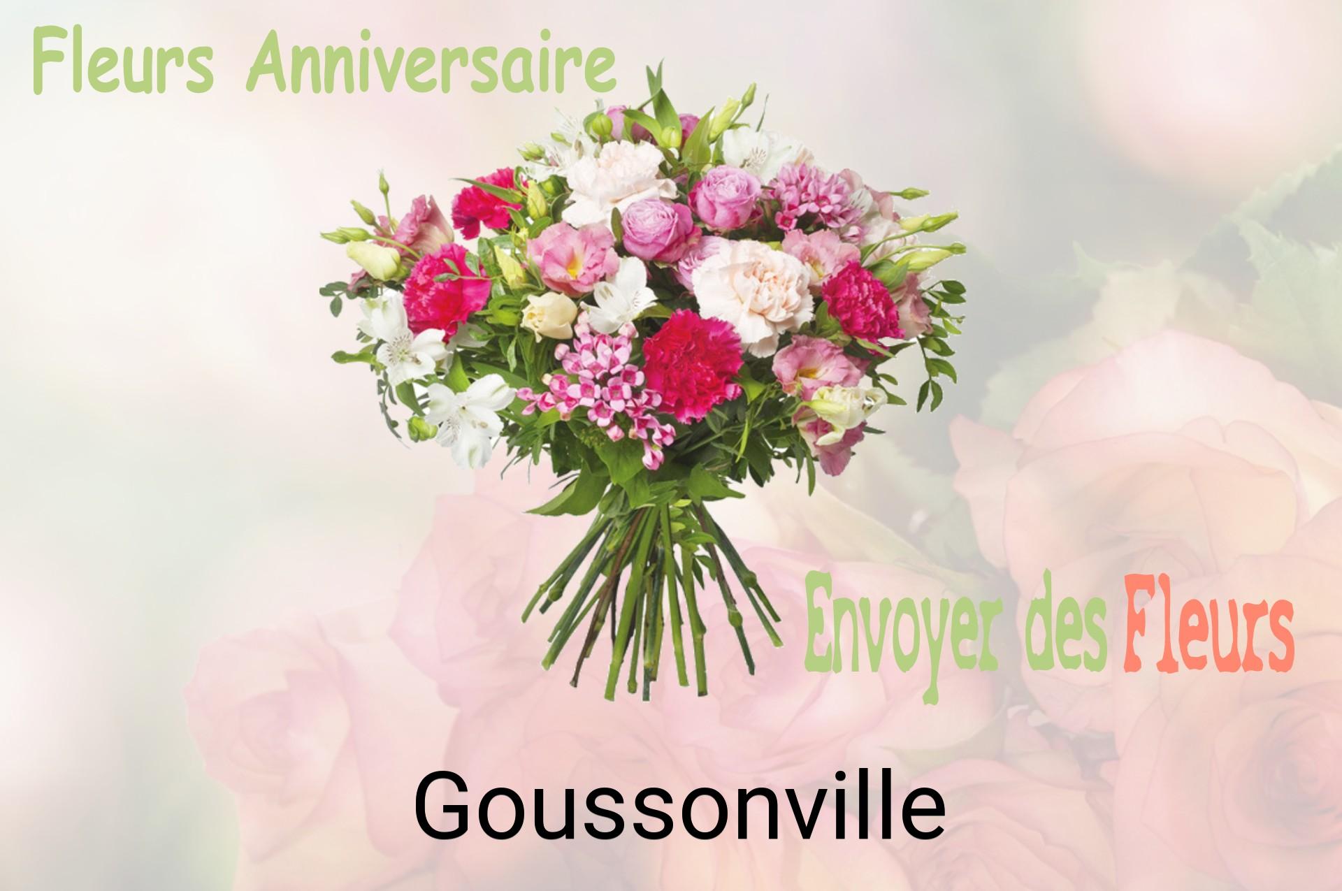 Bouquet de fleurs d’anniversaire livré à Goussonville