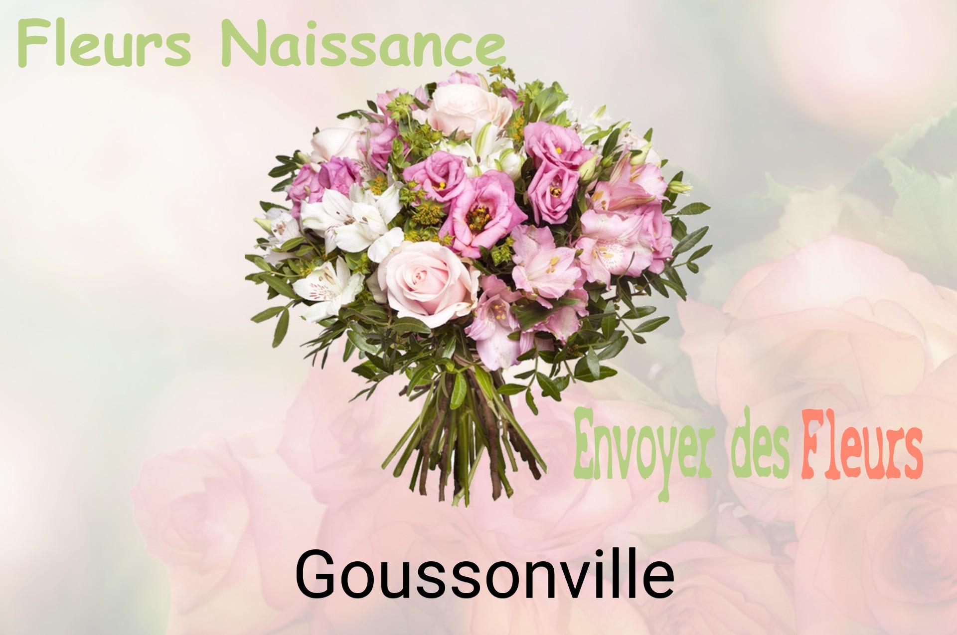 Bouquet de fleurs de naissance livré à Goussonville